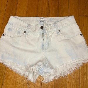 light wash pistola denim shorts